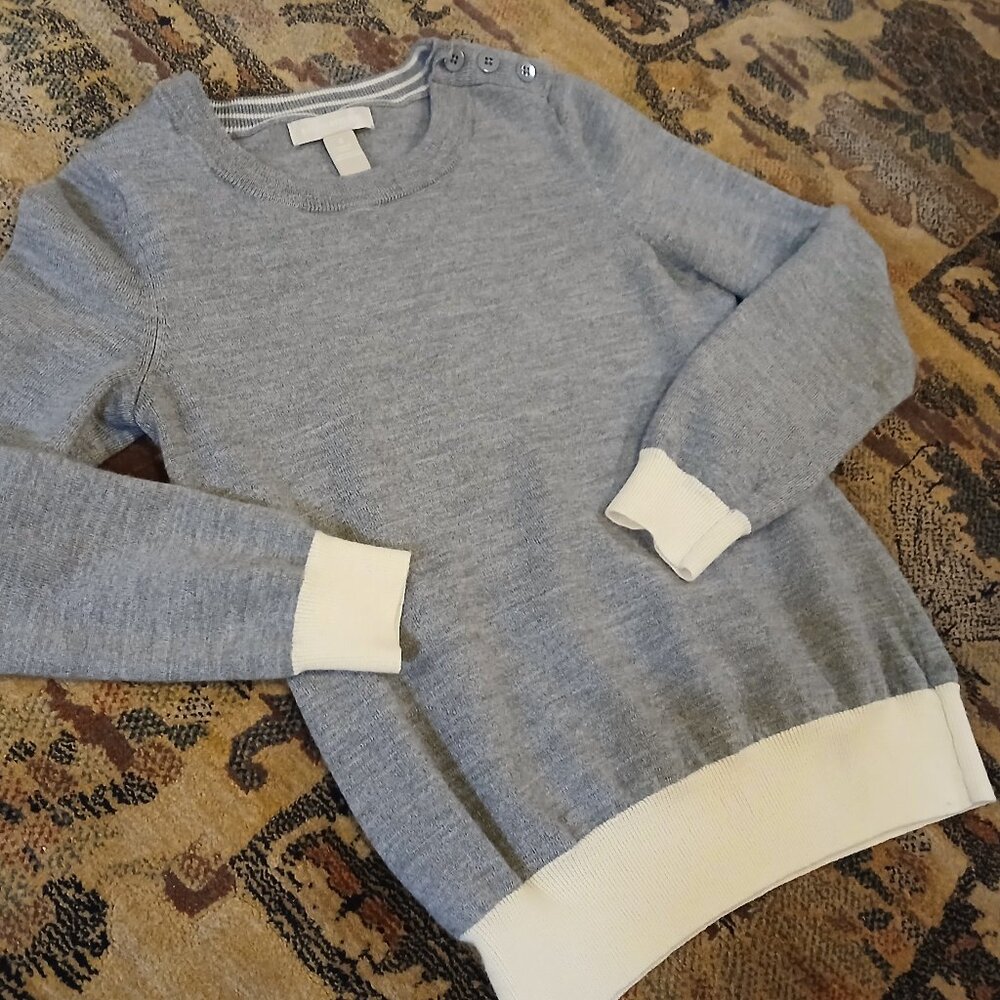 BANANA REPUBLIC Merino Wool Crew Neck Sweater S - EUC - Picture 5 of 7